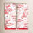 Santa Toile Pom Pom Kitchen Towel Set