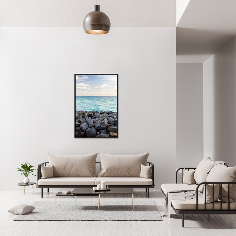 Rocky Shores Print by Adam Mowery, Image Brush Gel