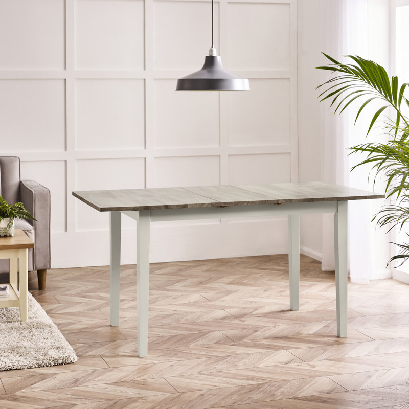 Table de salle à manger extensible Alissah, Gris