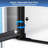 30-31.9 in. W x 72 in. H Pivot Swing Frameless Shower Door with Clear SGCC Tempered Glass-117010732