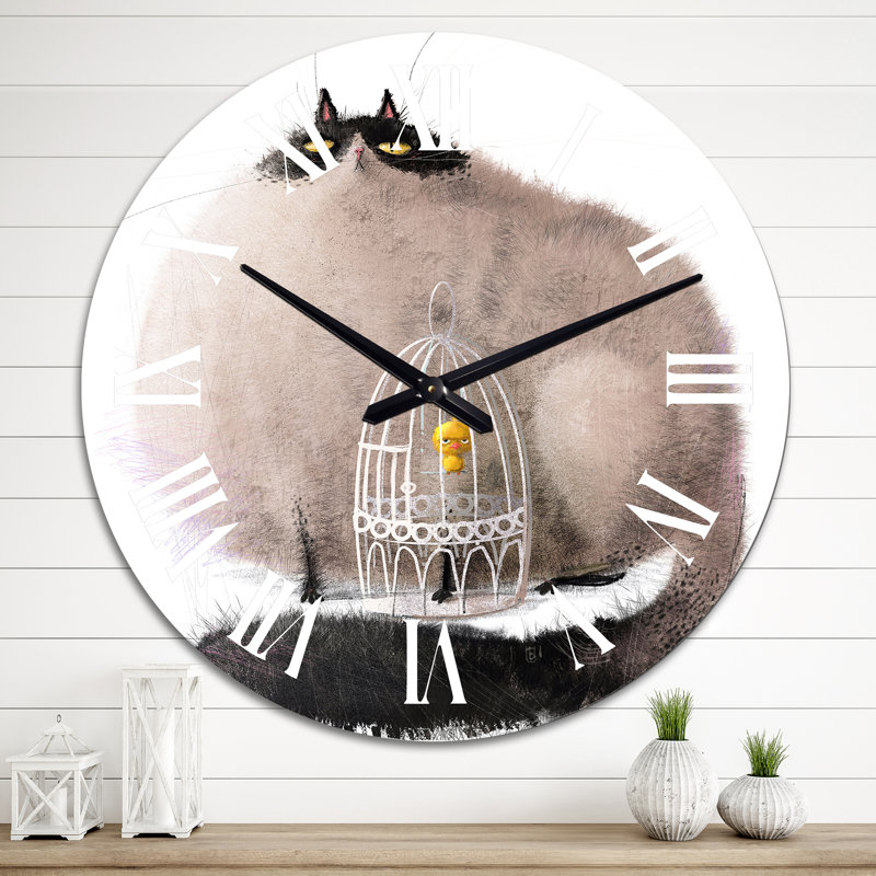 Horloge murale surdimensionnée Momina, Surdimensionné