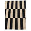 Tapis noir et blanc Noe