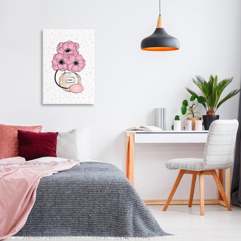 Art mural sur toile de parfum floral parsemé par Martina Pavlova, H 30 po x l 20 po
