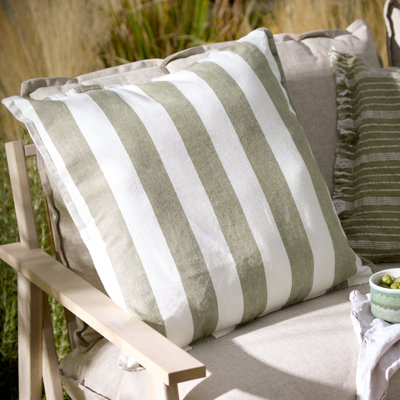 Hayle Indoor / Outdoor Striped Square Cushion