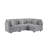 Corduroy 4-piece Sofa-1738216855