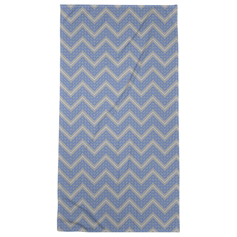 Stephenie Beach Towel, Blue/Gray