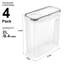 Sorbus Airtight Food Storage Dispensers for Beans, Pasta, Cereals - 4 Pack (2L/8.4 Cups)