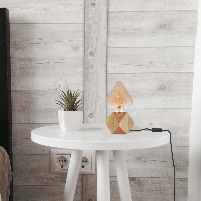 Neven Adjustable Solid Wood Architect Lamp Lamp, No
