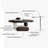 Light luxury high sense creative coffee table