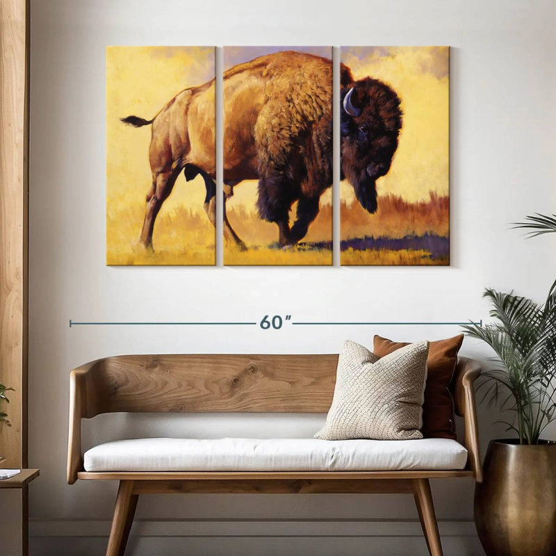 Brampt Tatanka, 32" H x 50" W