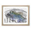 View of Planet Earth in Abstract - Picture Frame Graphic Art Print-55759475-55759474