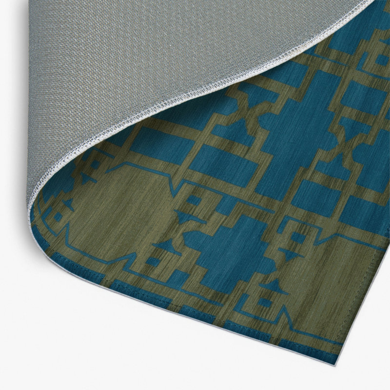 Tapis brun intérieur et extérieur Trellis, Rectangulaire 8 pi x 10 pi