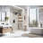 Shower Faucet With Storage Rack 8-Inch Rain Shower Head Shower Decoration Kit With Single Spray Shower Head Shower Faucet Set Complete-114230200