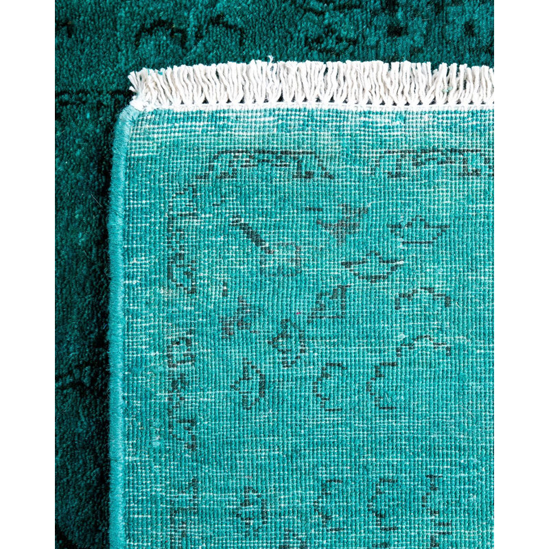 Overyed One-of-a-Kind Runner 2'6" X 9'6" Hand Knotted Area Rug