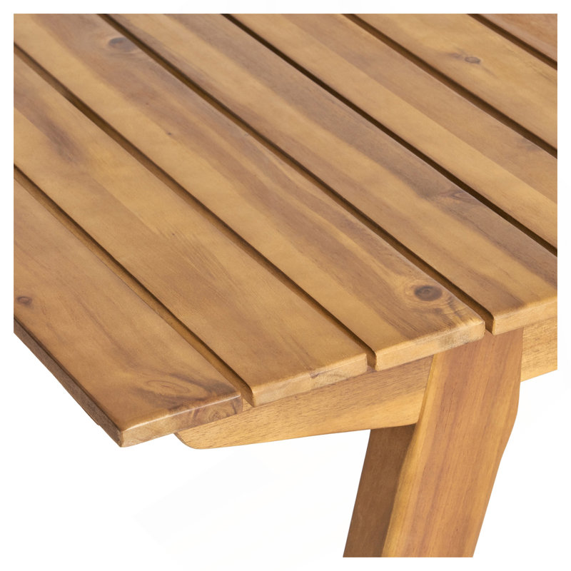 Outdoor 69" Solid Wood Dining Table