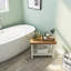 Banc de douche en bois manufacturé Gabouray
