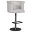 Vesper Swivel Upholstered Stool with Metal Frame-1867692939