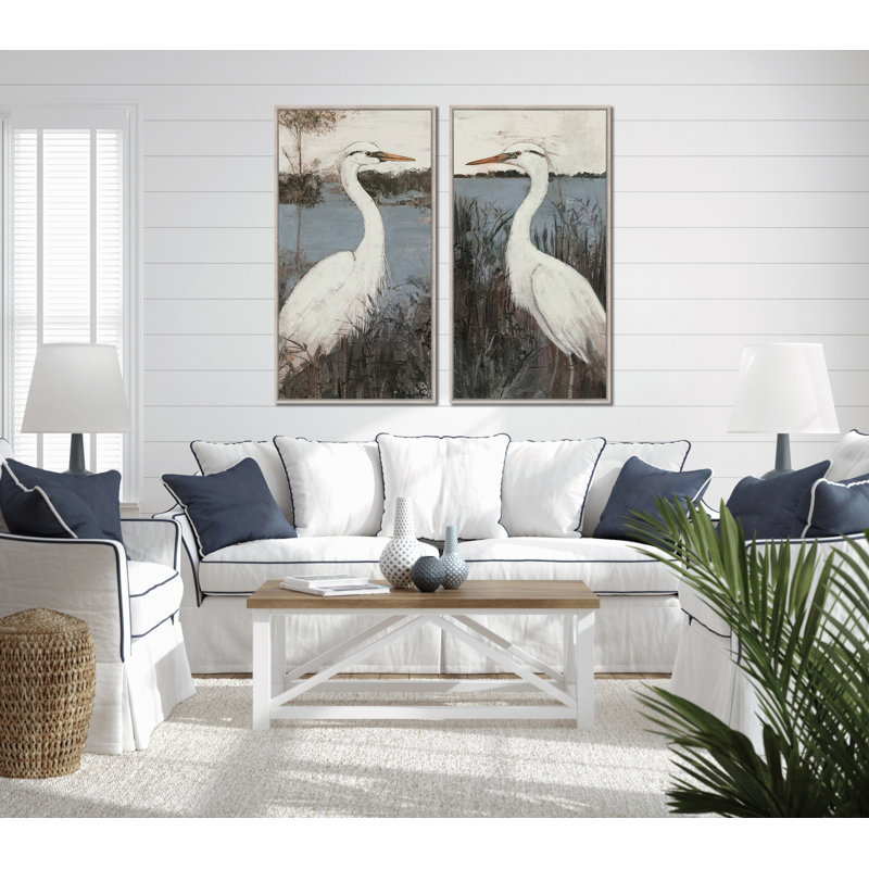 «Heron Lookout I», art mural sur toile