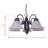 Sartain 5 - Light Dimmable Classic / Traditional Chandelier-725263067