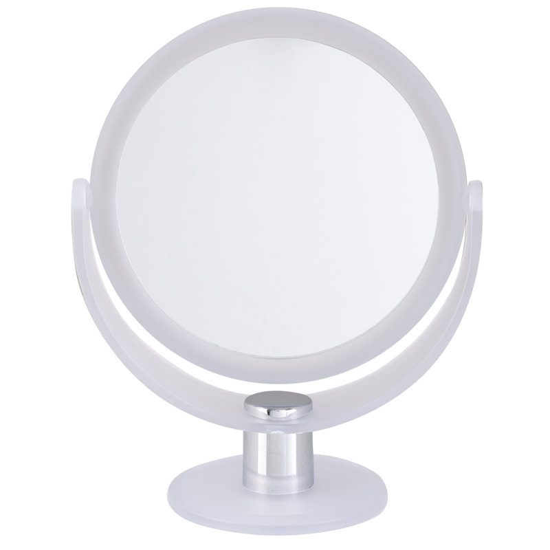 Amya Vanity Makeup Mirror, Frost