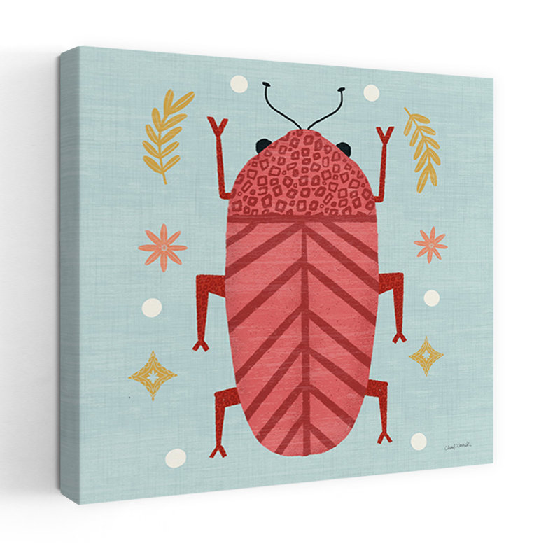 Art mural Playful Bugs III, H 48 po x l 48 po