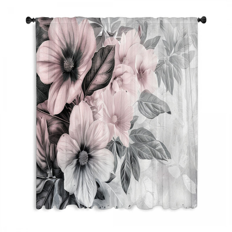 Rideaux Bouquet, L 50 po x L 96 po