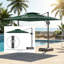 247cm Tilt Cantilever Parasol