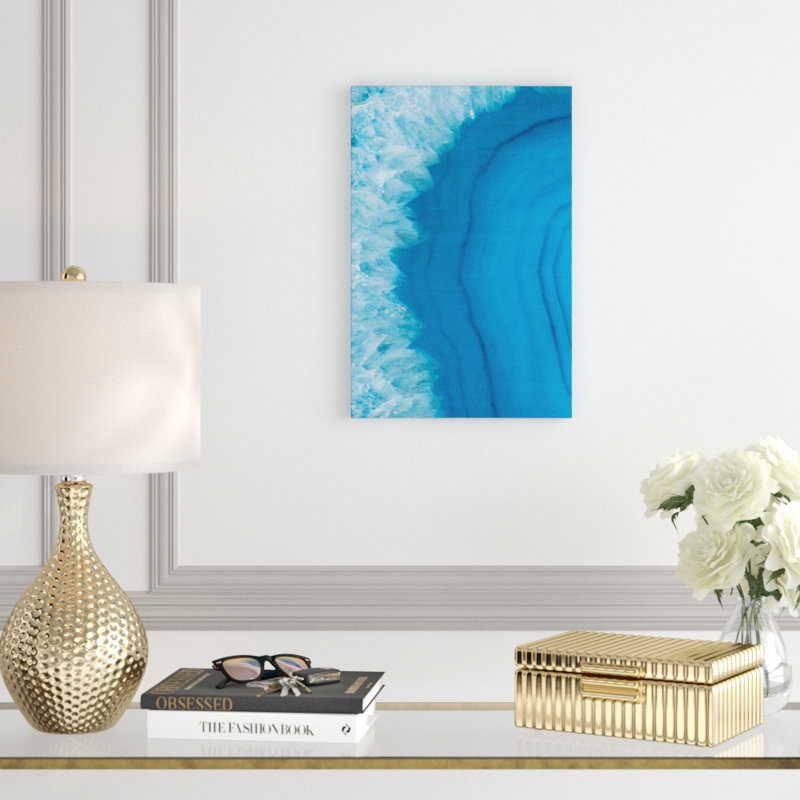 « agate geode i », reproduction, H 26 po x l 18 po x P 1,5 po, Toile