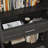 Rustic Bookcase With Tempered Glass Door