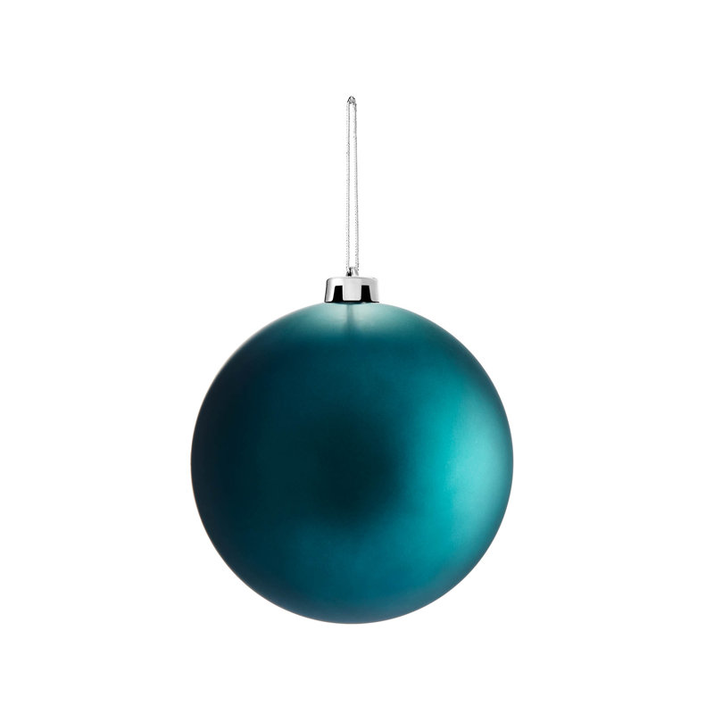 Solid Colour Plastic / Acrylic Bauble, 16cm H x 14.99cm W x 14.99cm D