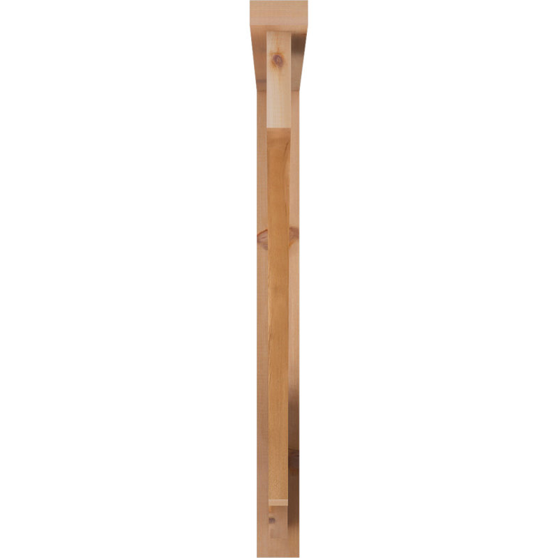 Support de bloc impérial avec entretoise décalée, 40 x 40, Cèdre rouge occidental de l 3 1/2 po (lisse)