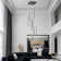 Keysha 8 - Light Unique Chandelier Large Long Cluster Pendant for Stairs Hallway with Remote Control