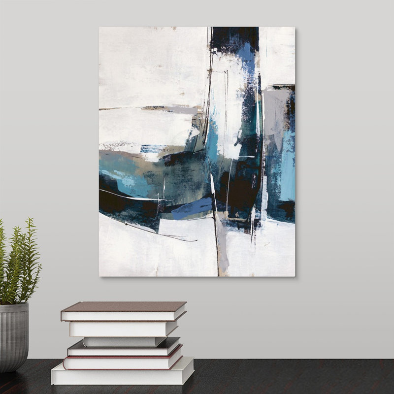 « horizon quest ii », peinture sur toile, Toile tendue, H 14 po x l 11 po x P 1,25 po
