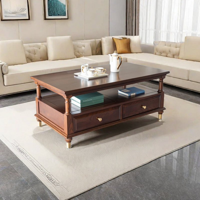 Load-bearing and durable coffee table