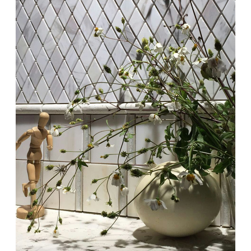 Carreau de mosaïque Carrara