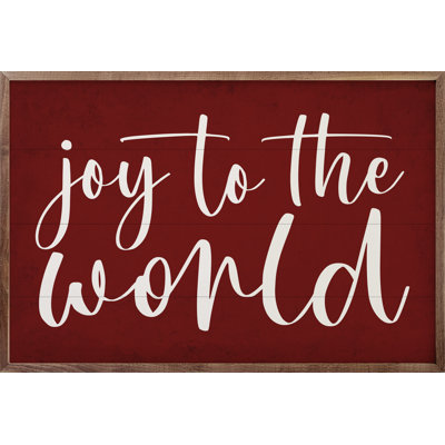 «White Joy To The World» - rouge