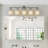 Modern Vanity Fixture With Frosted Glass, Dimmable Bathroom Wall Sconce-1000686559-1000686547