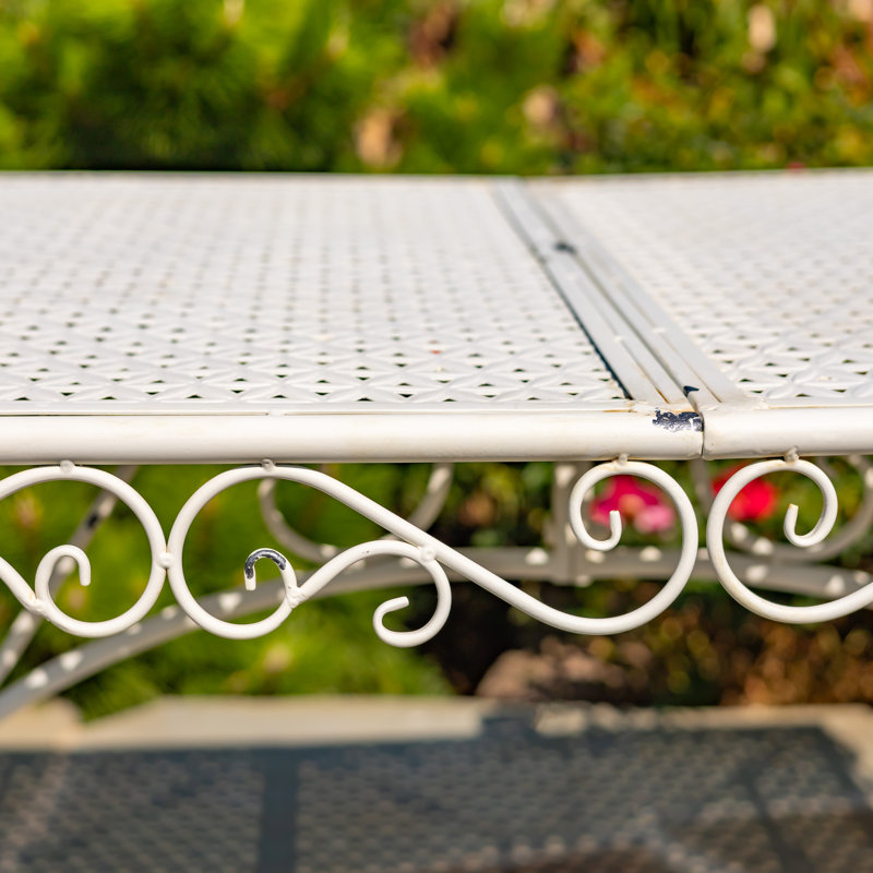 Fessenden 4 - Person Metal Patio Dining Set with Rectangular Table