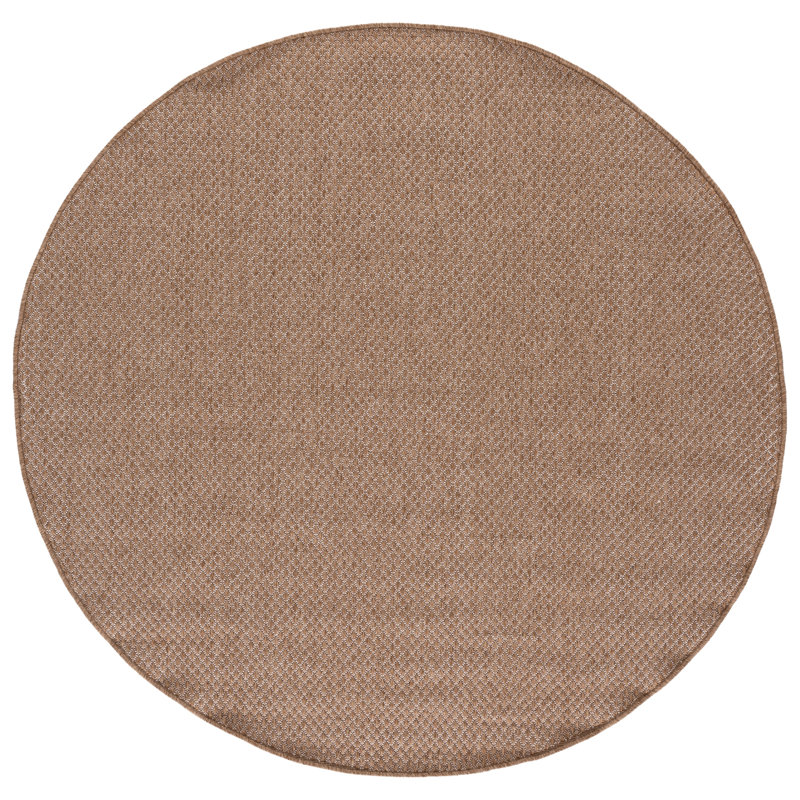 Sisal Performance 800 Performance Solid Color Indoor Rug, Round 6'7"