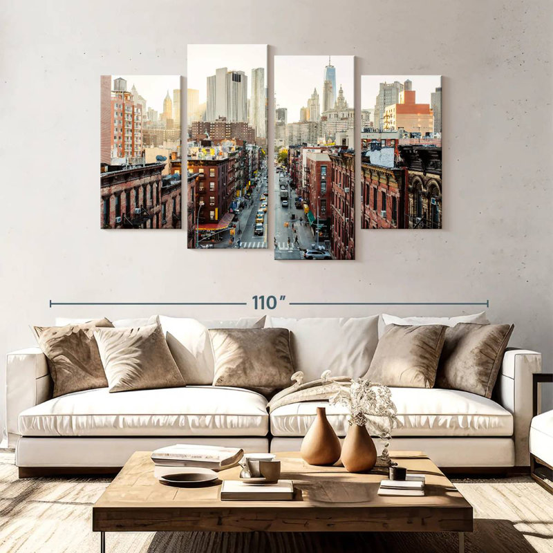 Sireci Lower East Side Street, 54" H x 84" W