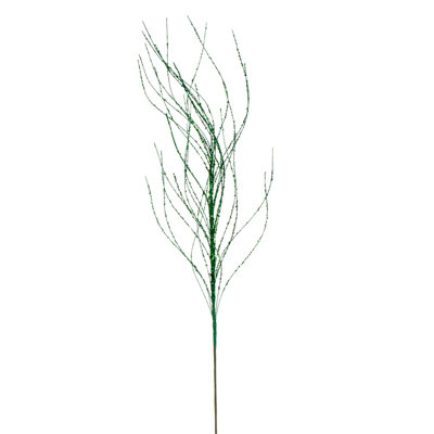 37" Wavy Twig Glitter Spray, 6 per bag.