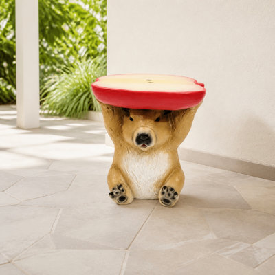 Capybara Stool with Apple Slice Top