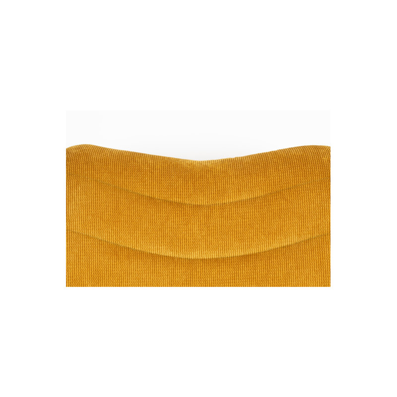 Bubba Swivel Lounge Chair, Yellow, Yellow Polyester Blend