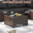 3 -Person Rattan Patio Safo With Cushions-244056558-244056559