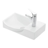 Minimal Ceramic 17.7'' L Bathroom Sink