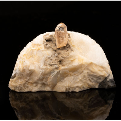 Imperial Topaz on Calcite Matrix // Ver. 2