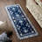 Non-Slip Floral Machine Washable Area Rug in Blue/Cream for Living Room, Bedroom, Hallway Runner Indoor Rugs-985844895