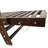Outdoor Adjustable Patio Wooden Daybed Sofa Chaise Lounge With Cushions For Small Places-651359128