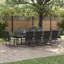 Metal Top Dining Table