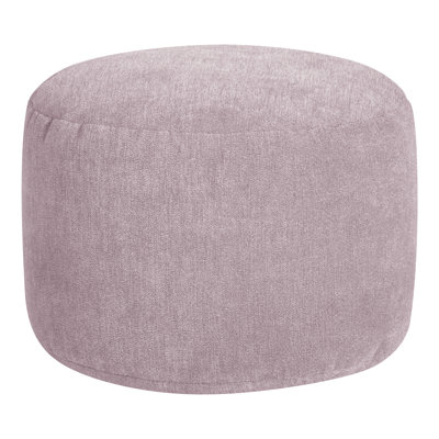 Dotcom Alfa 20" Wide Round Pouf Ottoman